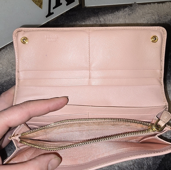 Prada wallet saffiano pink - Picture 4 of 9